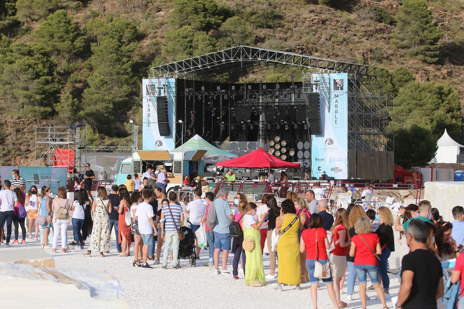Las imágenes del concierto de David Bisbal en el Marble Music Fest de Macael