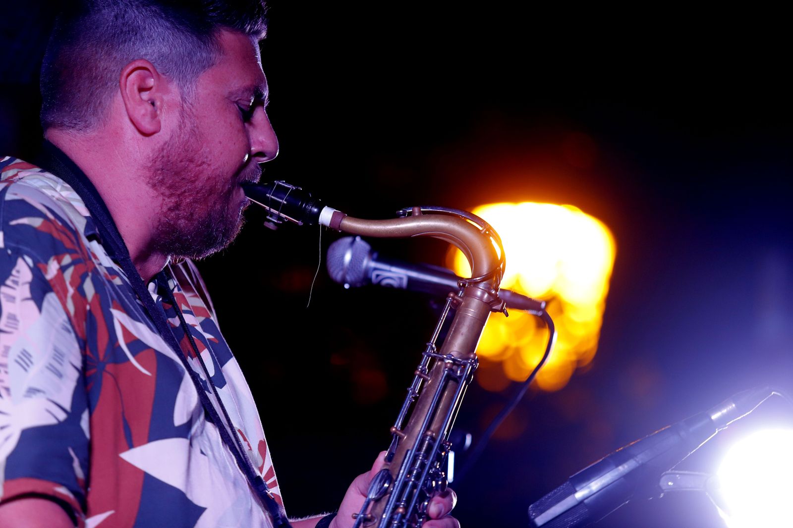 Imágenes de la  celebración del 'VI Ciclo de Jazz en la Calle. Fusión Moderna' de la Fundación Cajasol.