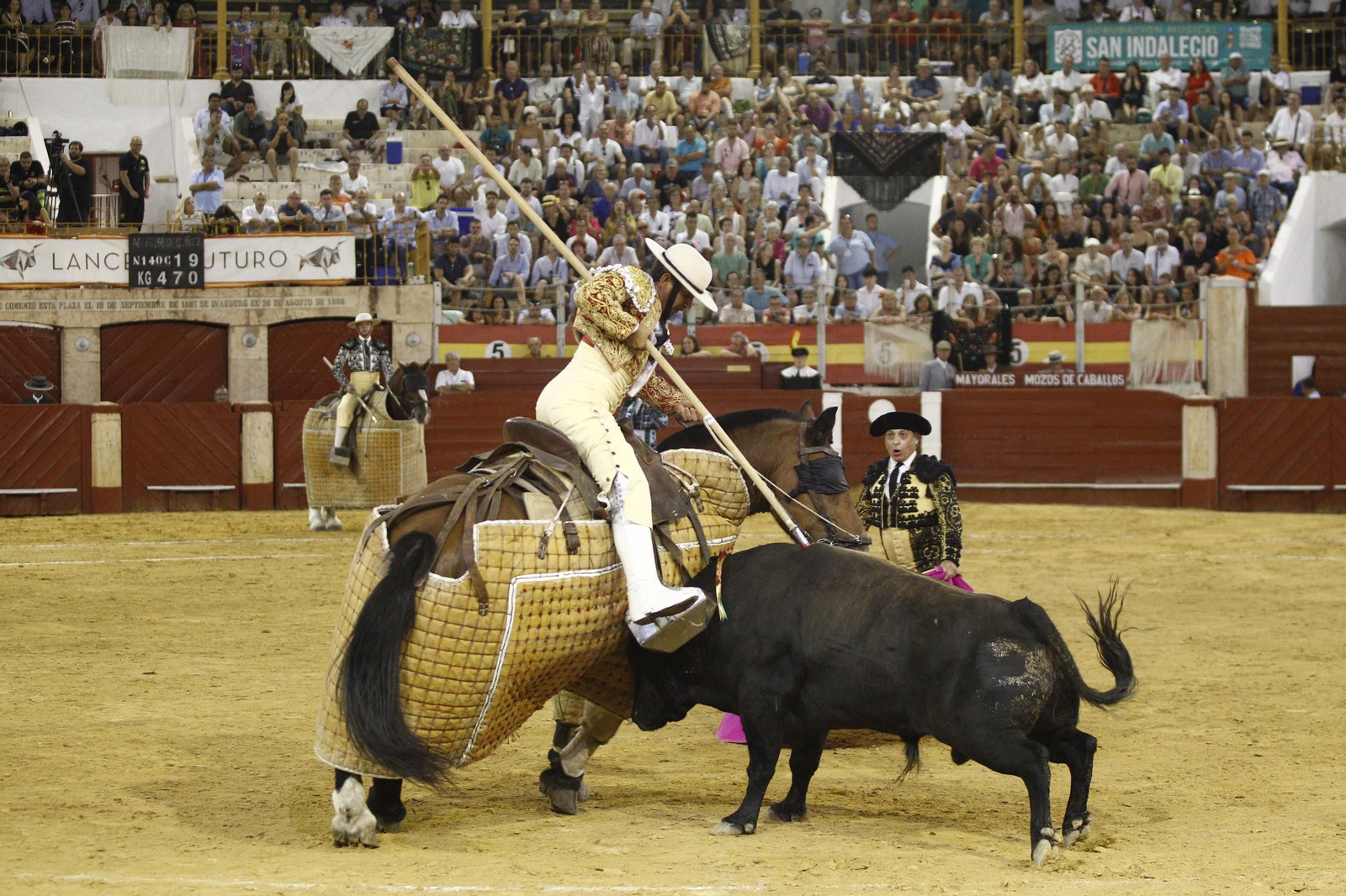 Las mejores imágenes de los toreros Fortes, Juan Ortega y David de Miranda en la Feria de Almería 2025