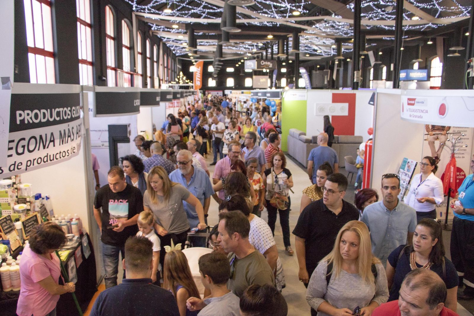 Las instalaciones, abarrotadas.