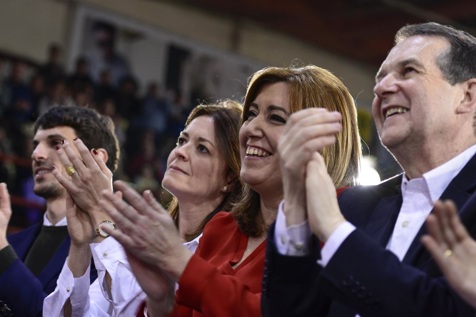 El acto de Susana Díaz con los alcaldes socialistas en Madrid