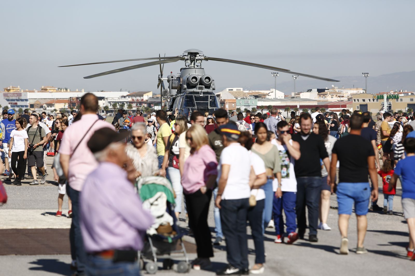 Jornada de puertas abiertas y 'altos vuelos' en la Base Aérea de Arilla