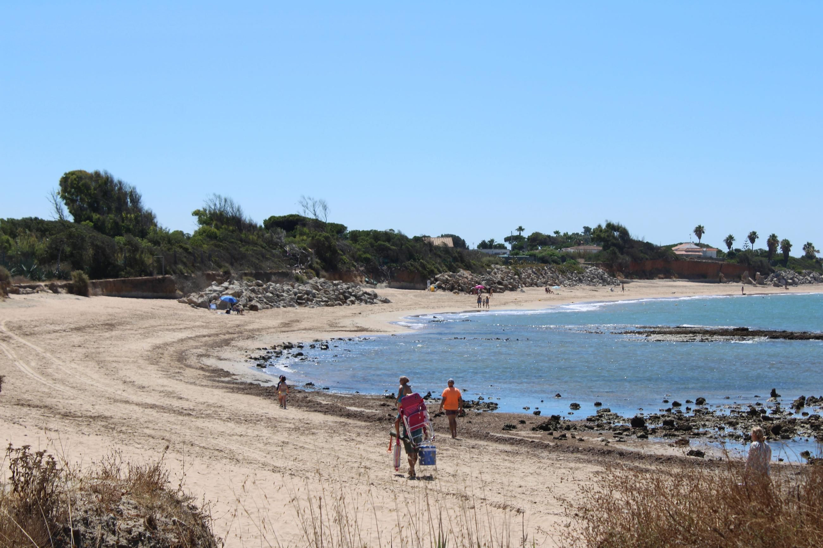 Playa canina de Rota.