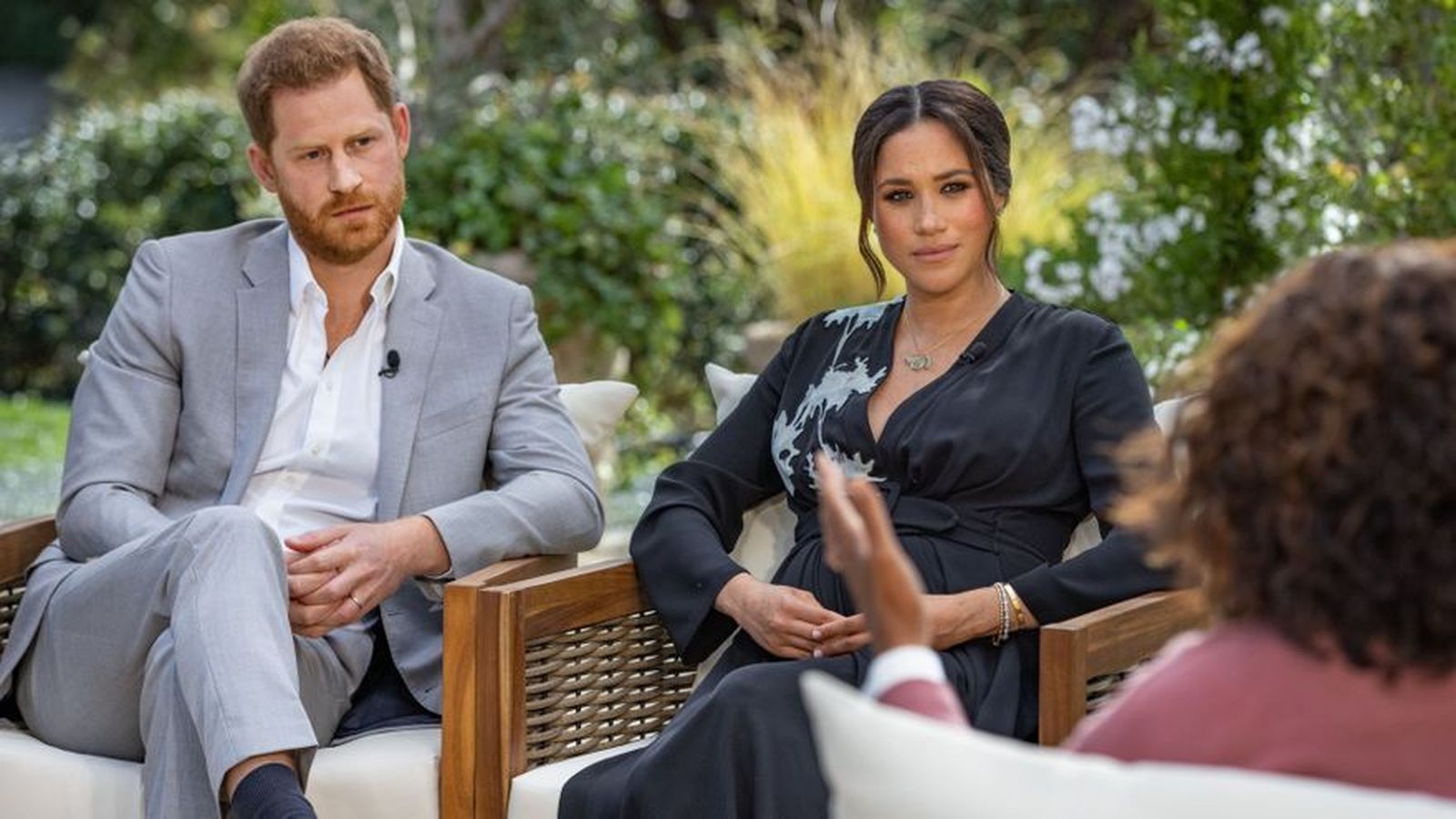 Harry y Meghan durante la polémica entrevista. /CSB