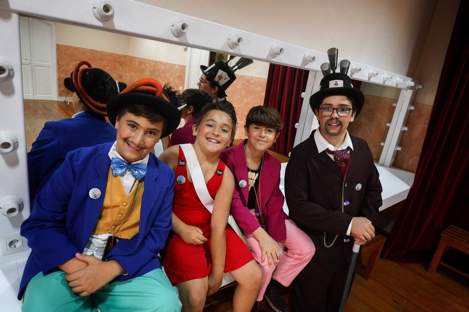 Ambiente en camerinos