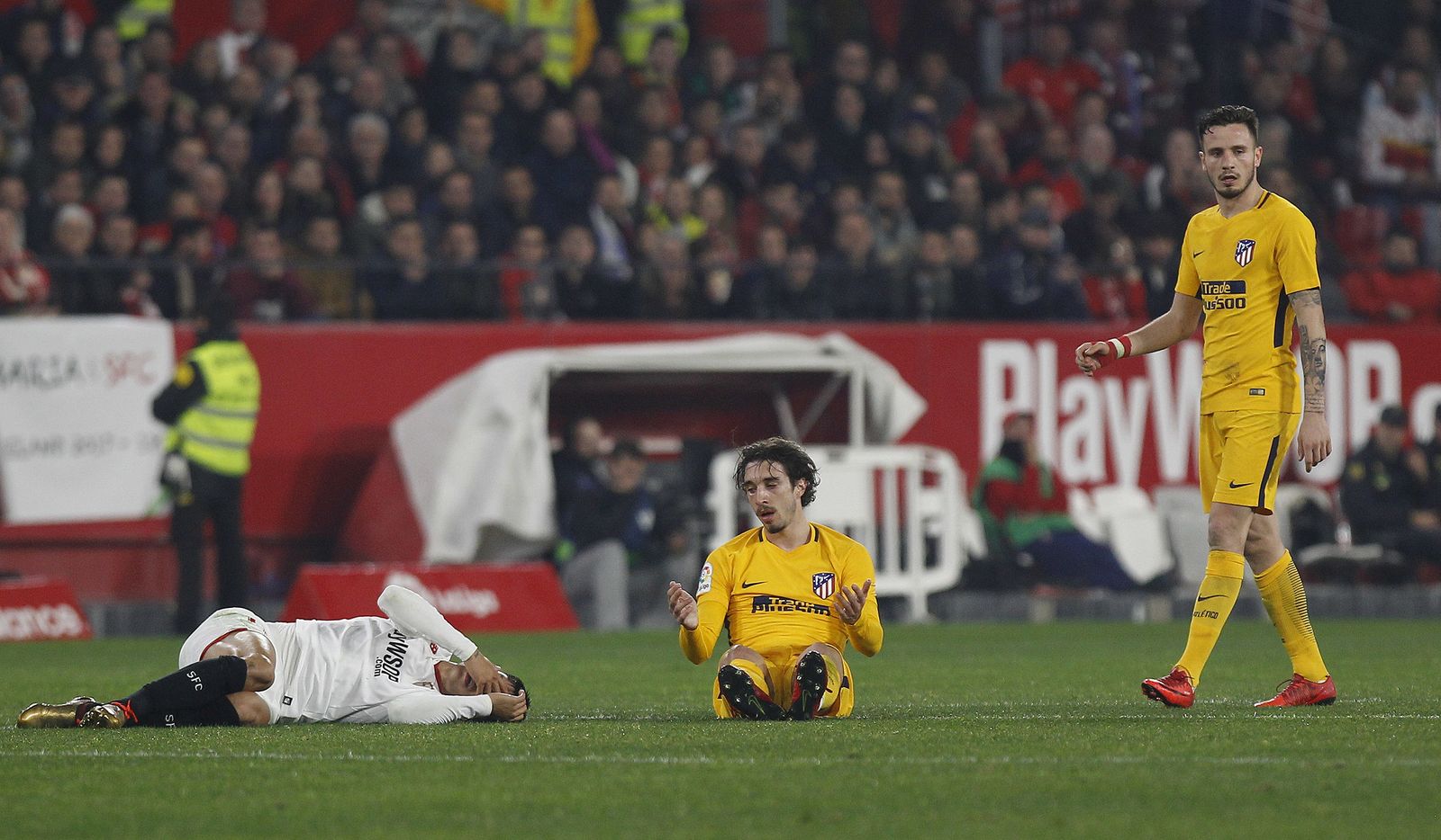 El Sevilla FC-Atlético de Madrid de Copa, en imágenes