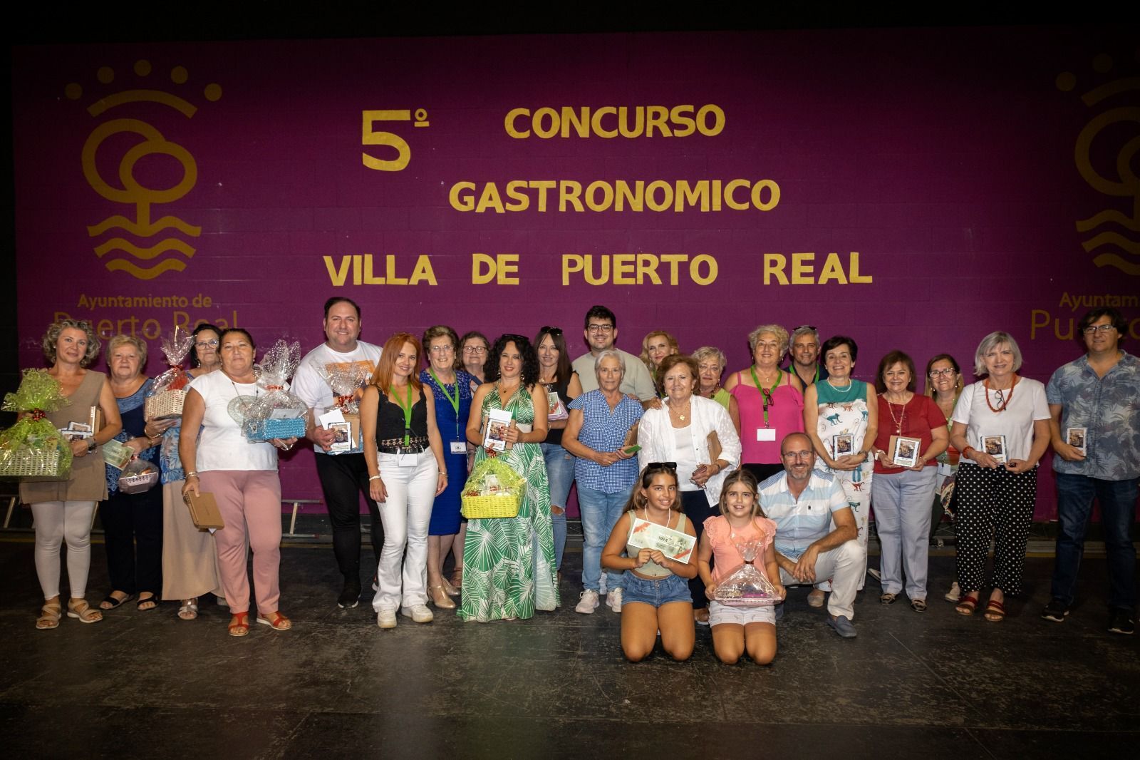 Participantes y premiados en el Concurso Gastronómico