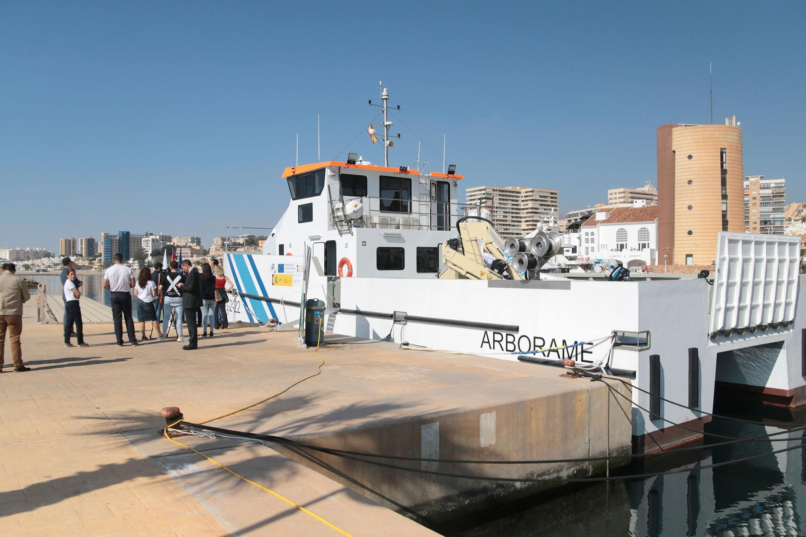 Así es el barco que trabajará en la Reserva Marina Isla de Alborán