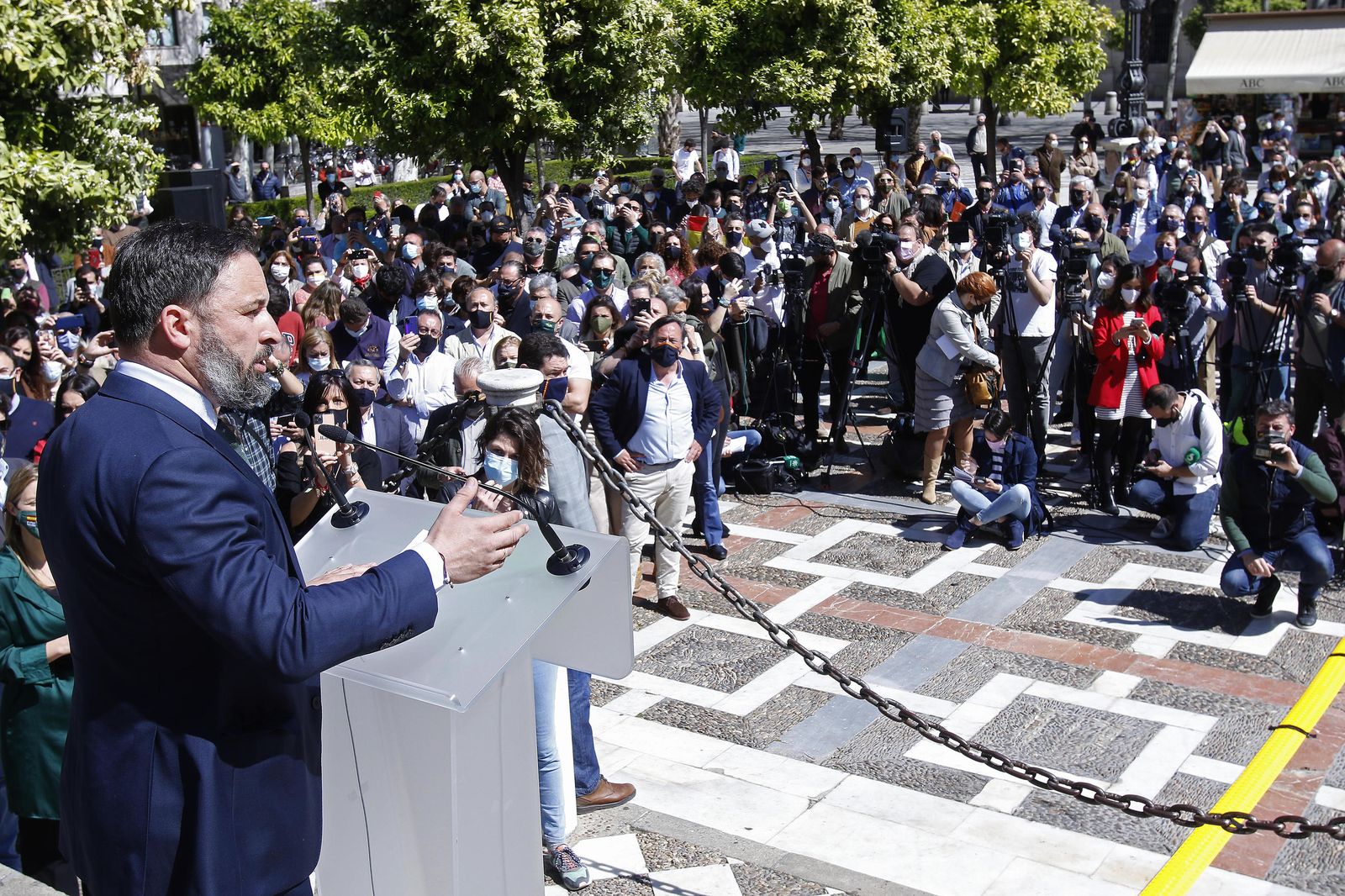 Acto de Abascal en Sevilla.