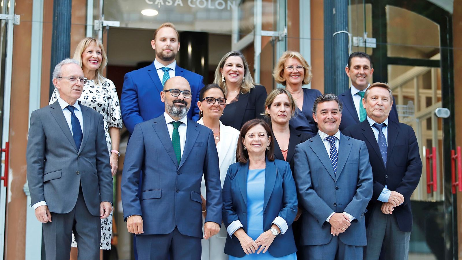 Nueva junta directiva del Colegio de Médicos de Huelva.