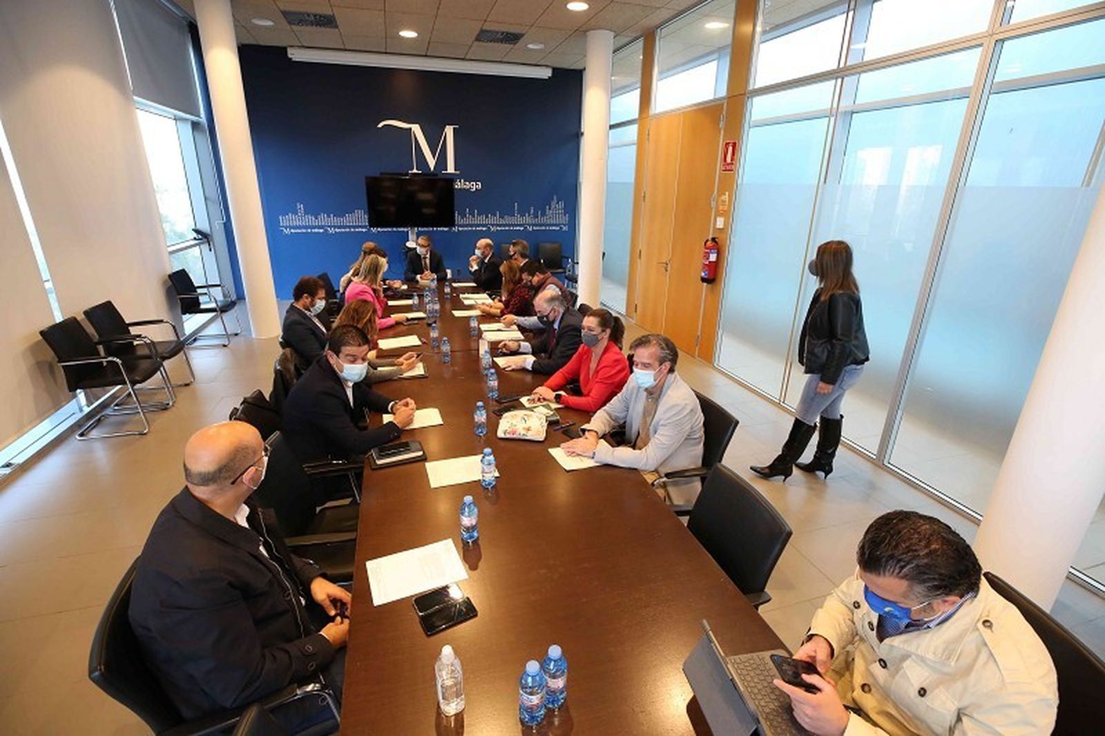 Reunión de la junta de gobierno de la Diputación