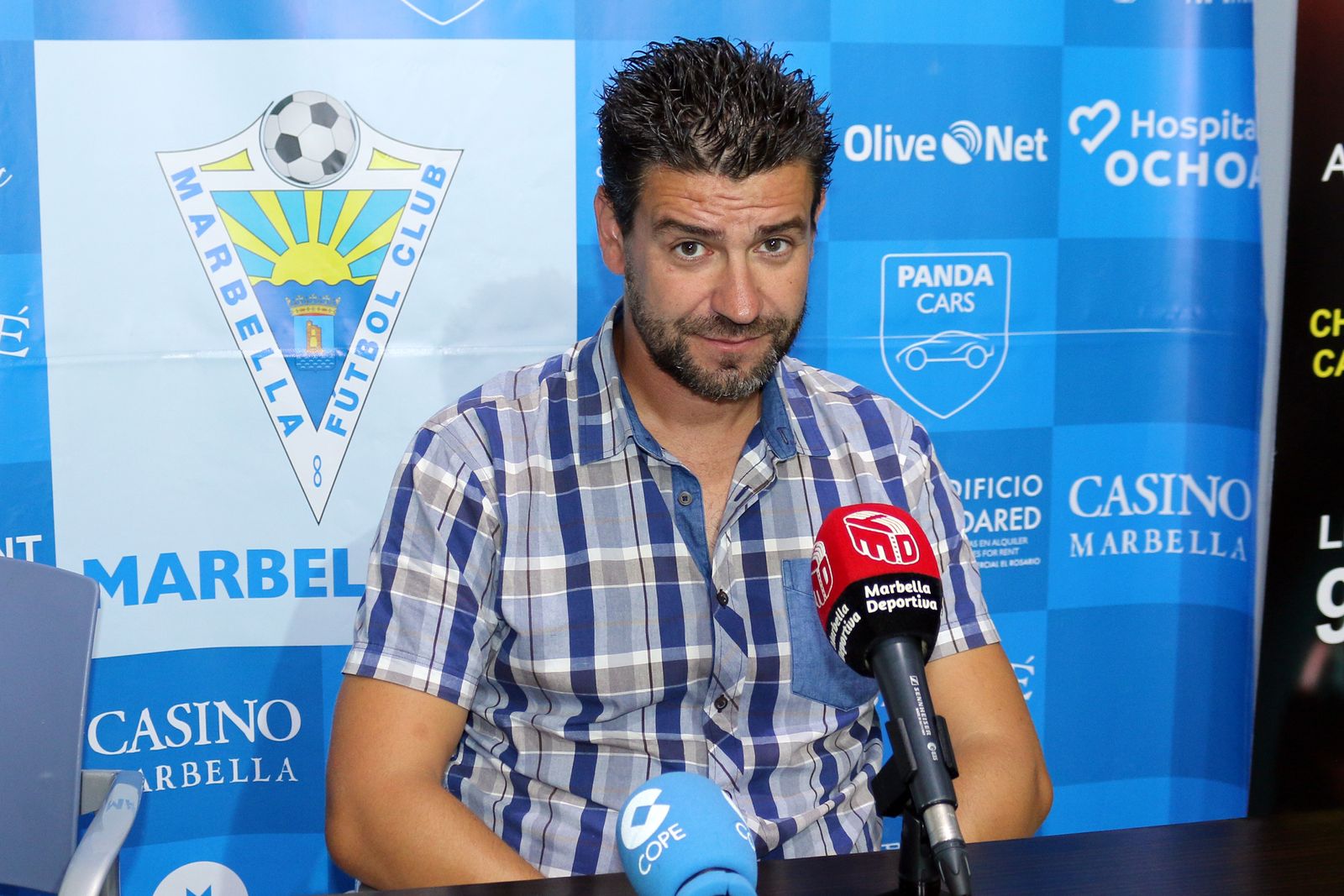 Fernando Estévez, ayer, en rueda de prensa.