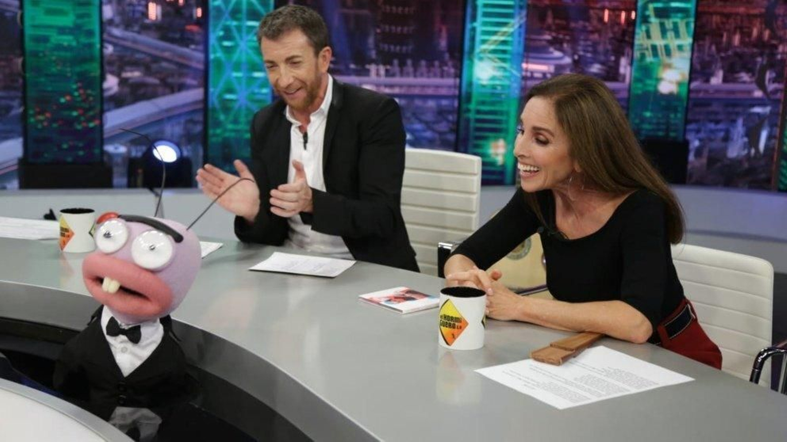 Ana Belén durante otra entrevista en El Hormiguero