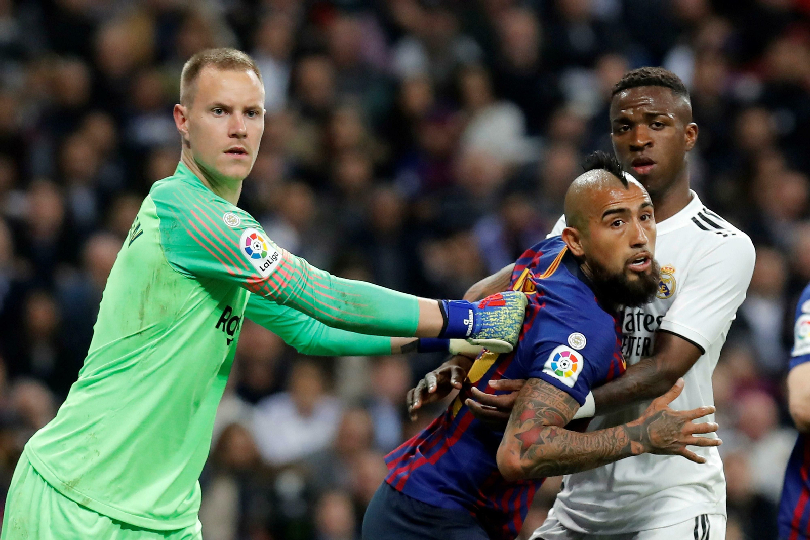 Las imágenes del Real Madrid-Barcelona