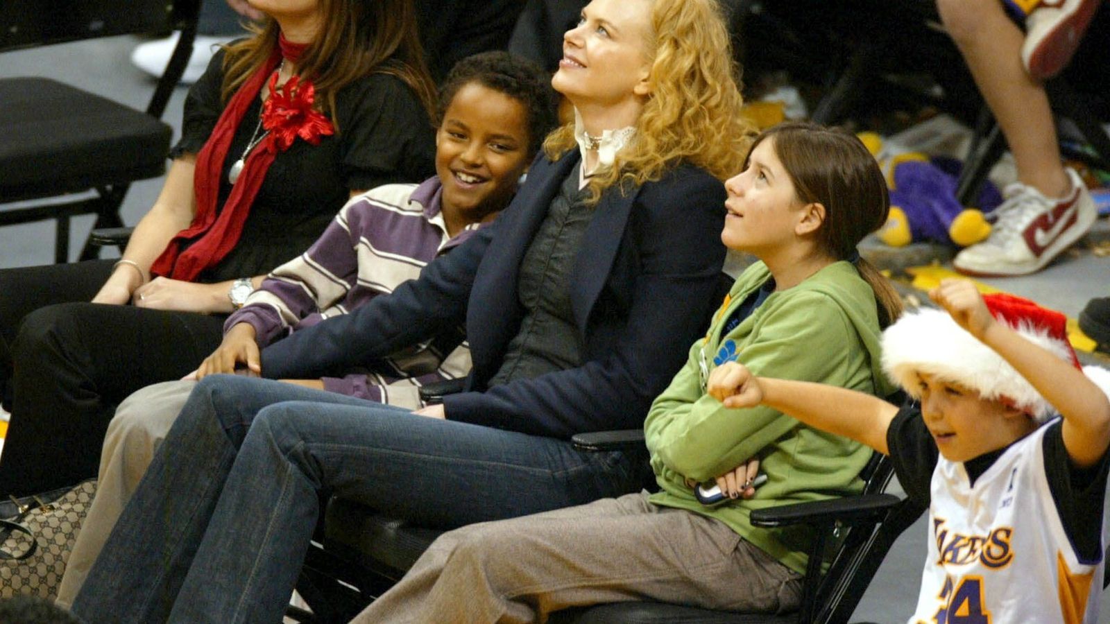 Kidman, con sus dos hijos, Isabella y Connor, cuando eran unos niños.