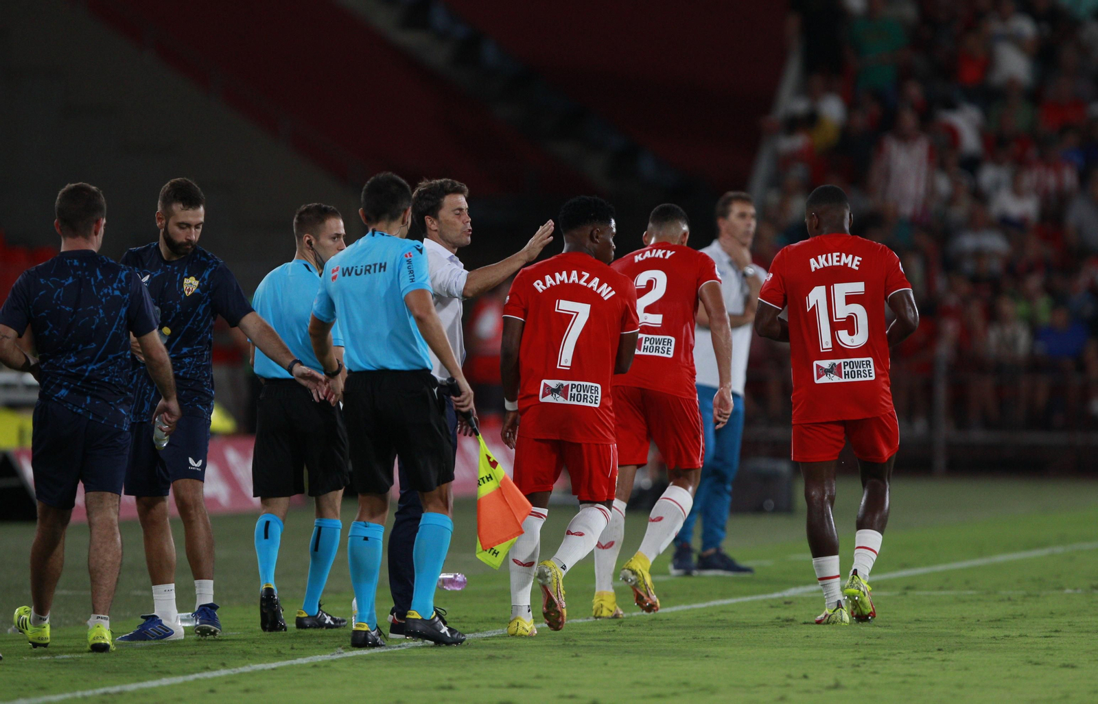 Imágenes del partido U.D. Almería-Sevilla F.C.