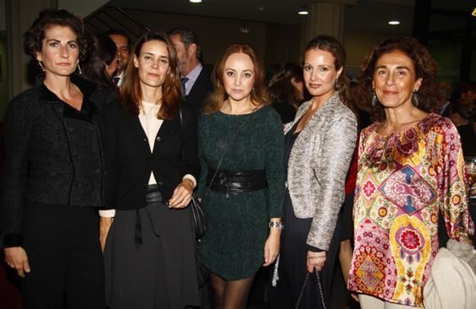 María Caballero, María Muñoz, Mercedes Morón, Marita Rufino y Ana Serrano.

Foto: J. C. Vázquez y Victoria Hidalgo