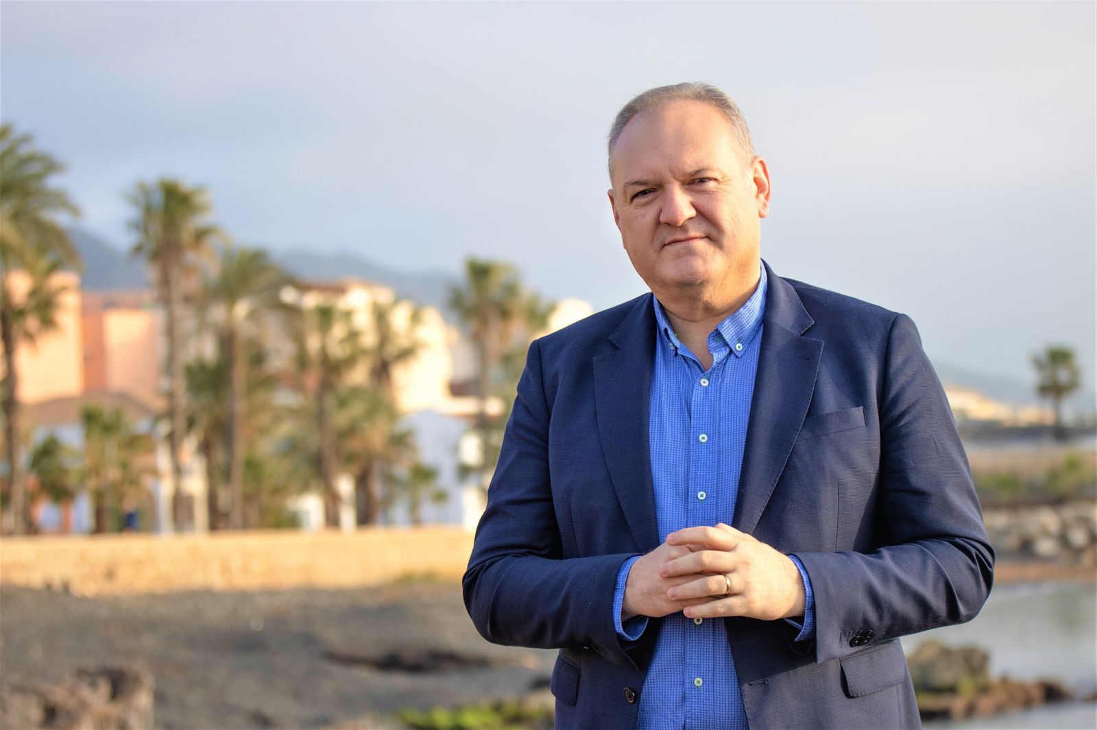 Antonio Fernández Liria, alcalde de Cuevas del Almanzora y candidato a la reelección por el PSOE.