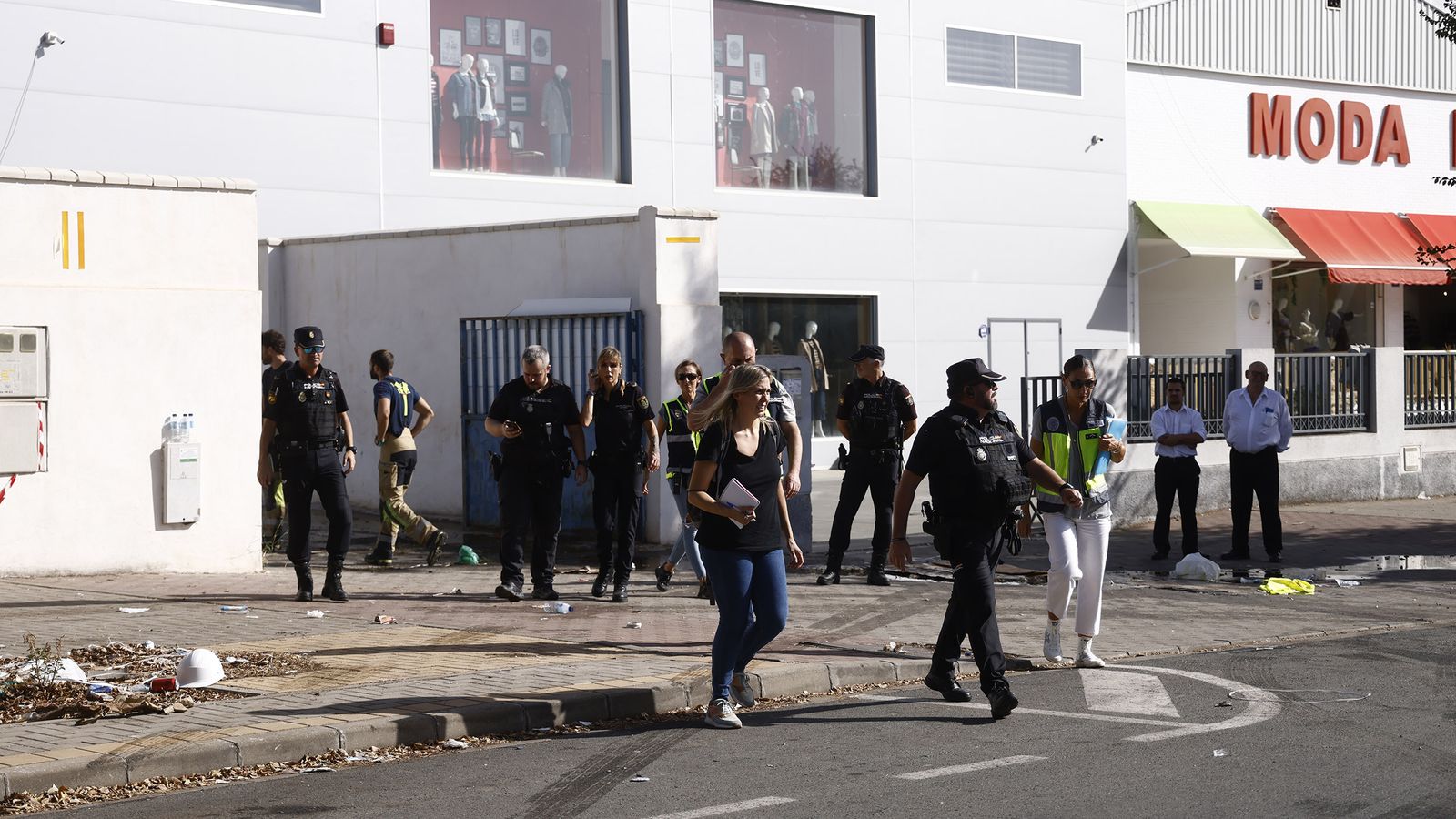 Muere un operario en una accidente laboral, todas las imágenes