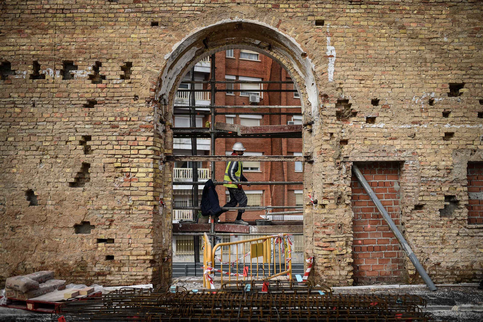Imágenes de la restauración del edificio de Santa Fe
