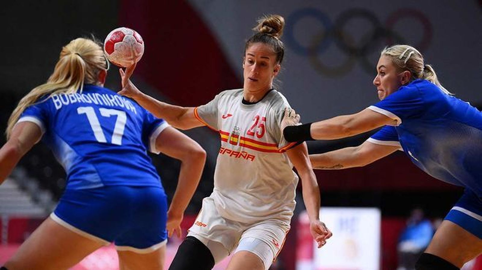 Un ataque de Las Guerreras en el España-Rusia de esta mañana