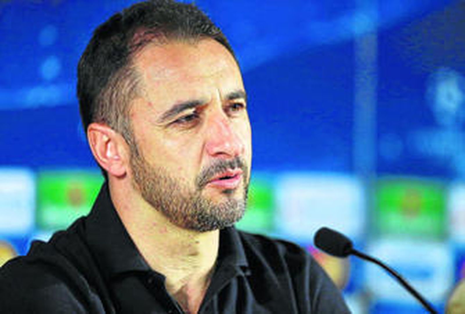 Vítor Pereira, durante la conferencia de prensa celebrada ayer.