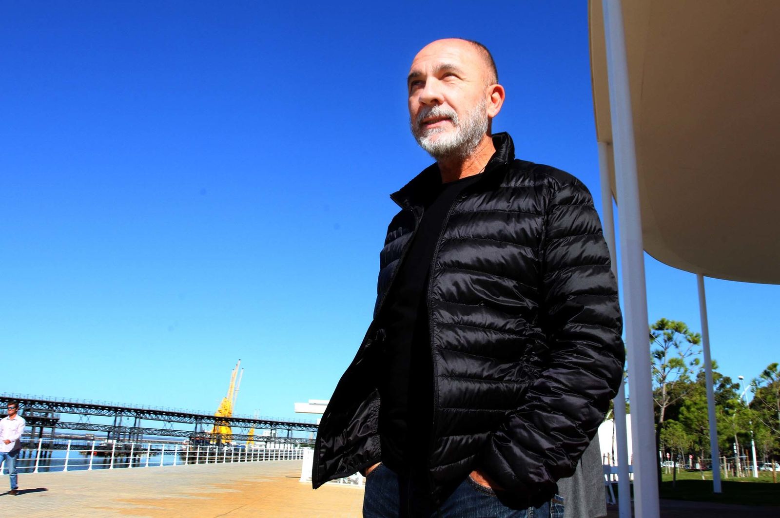 Imágenes de la entrega del premio Ciudad de Huelva a Darío Grandinetti.