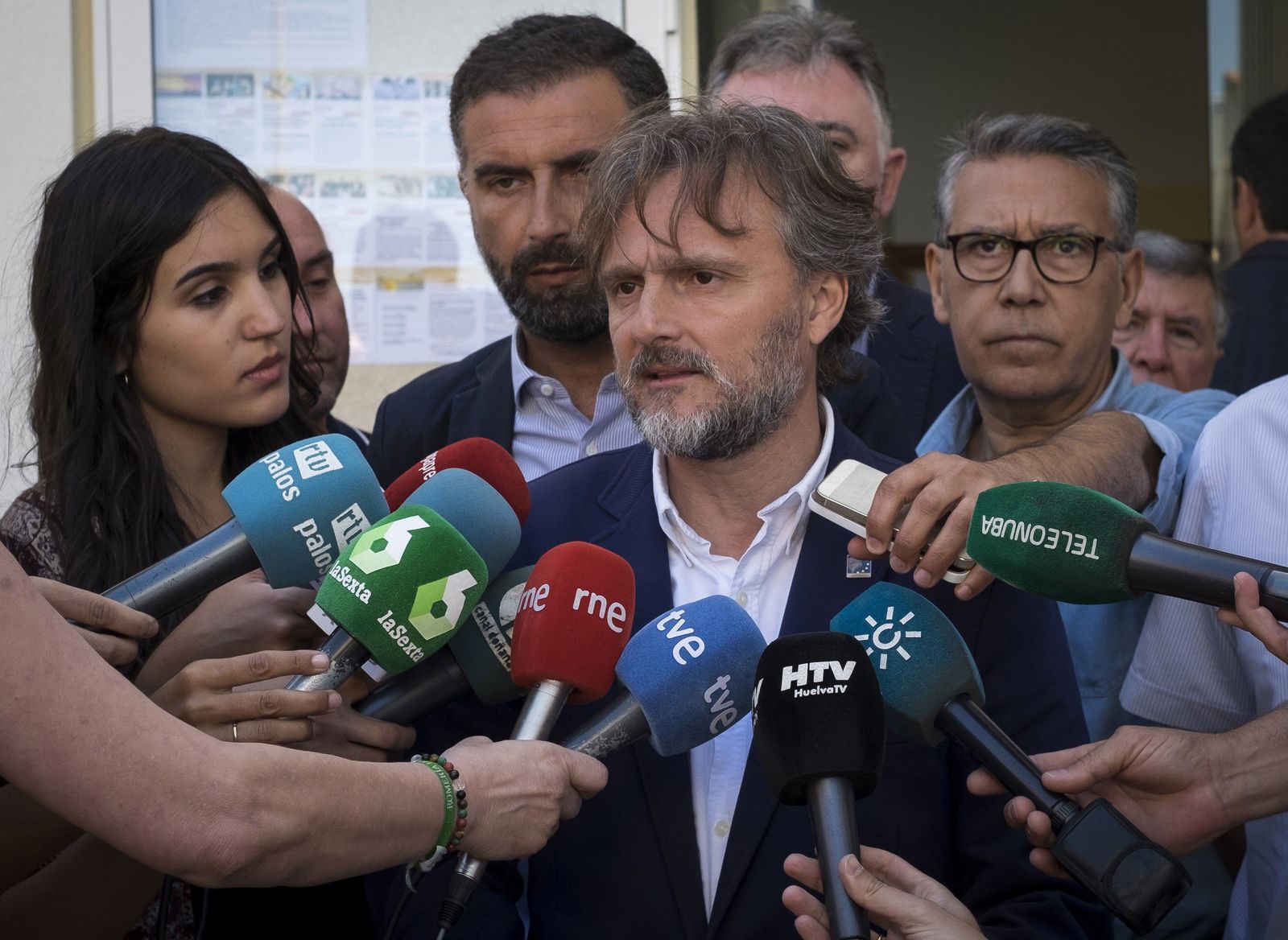 José Fiscal, el pasado 30 de junio en Moguer.