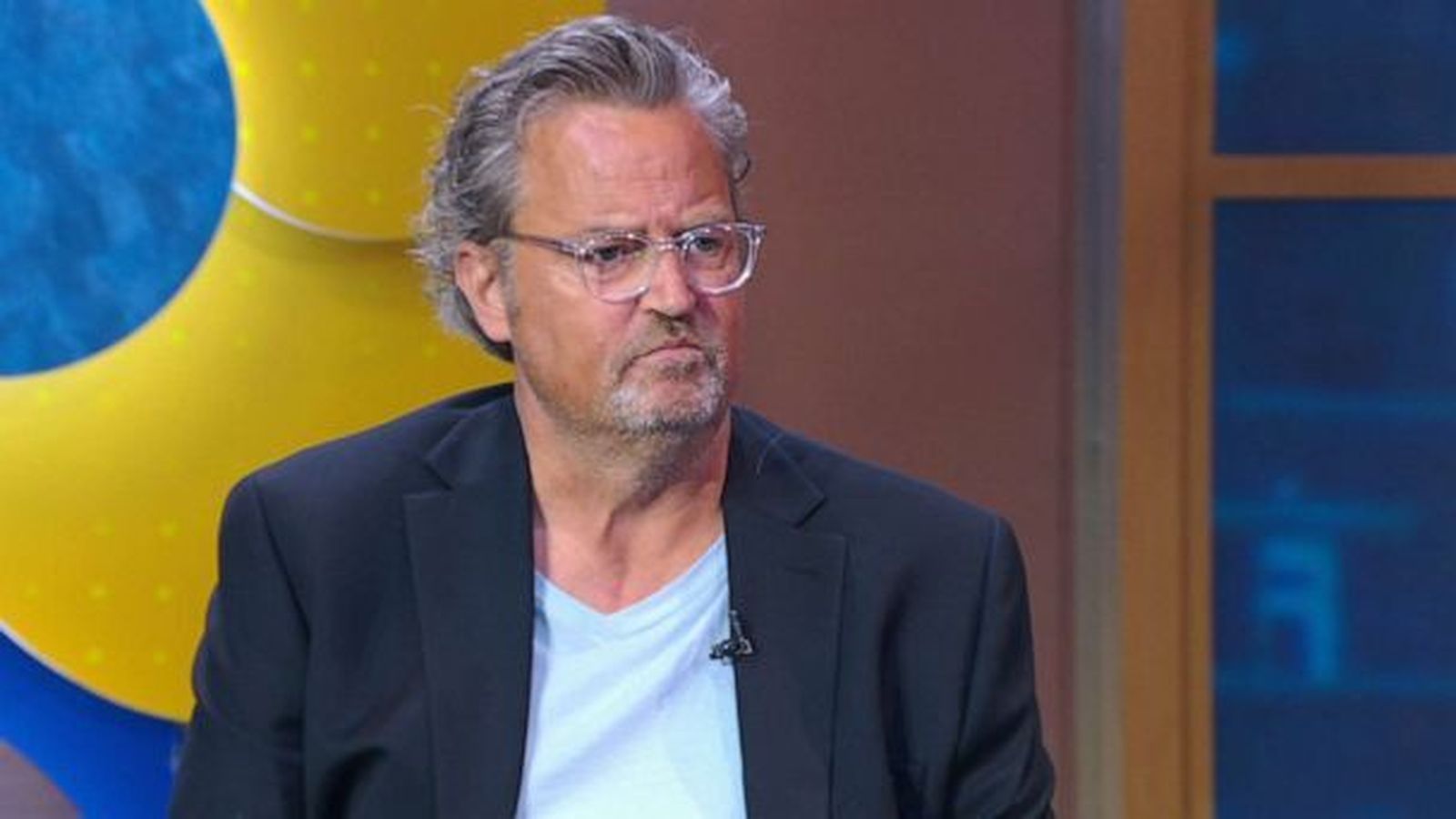 Matthew Perry en una reciente entrevista en el matinal 'Good morning America'