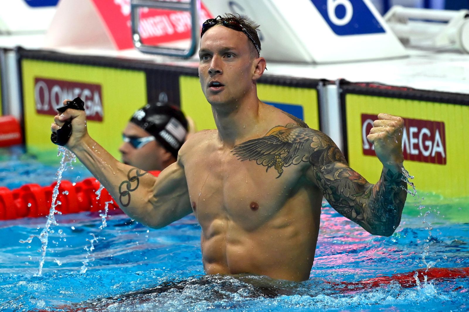 Dressel, tras ganar la prueba de 50 mariposa en Budapest