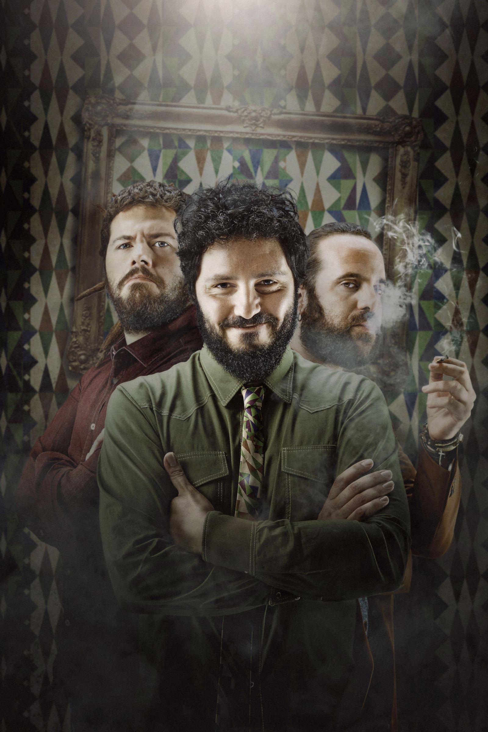 El Kanka, junto a su banda, en una imagen promocional de su último disco.