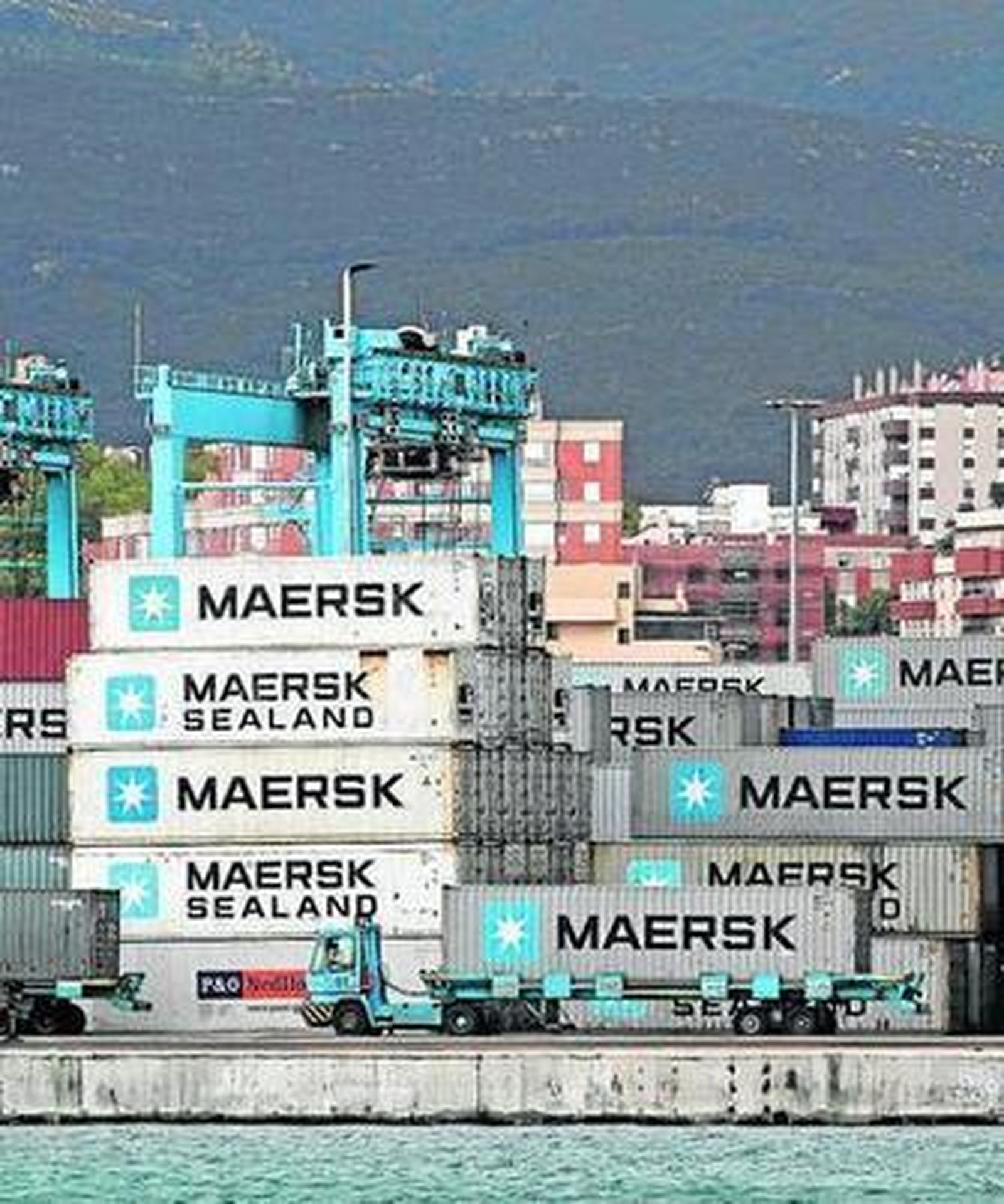 Imagen de la terminal de contenedores de APM Terminals Algeciras.