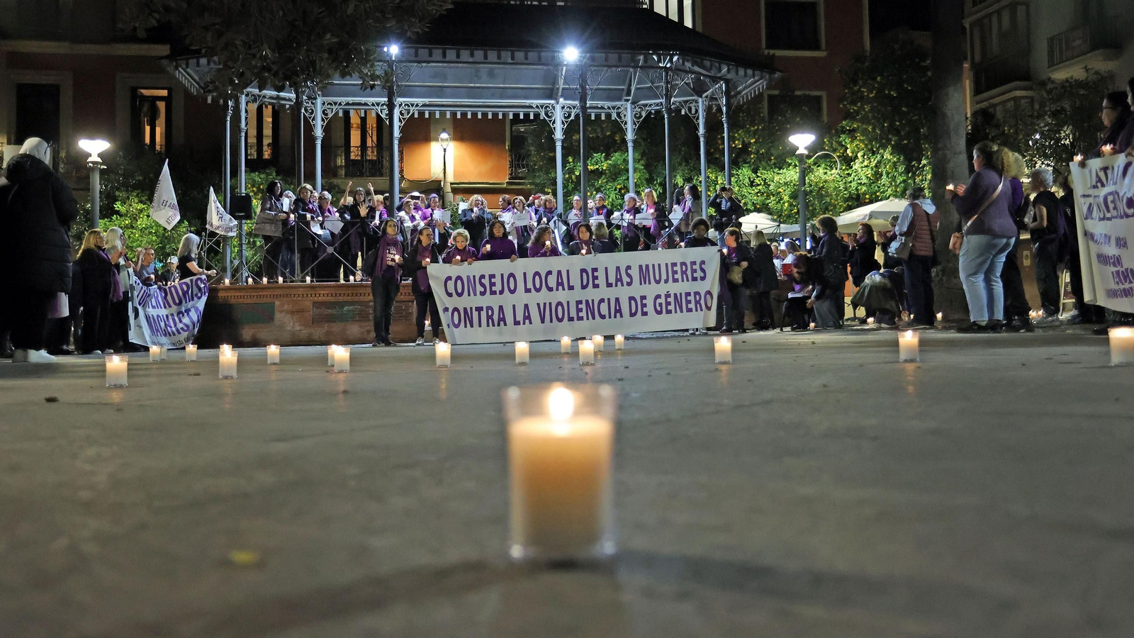 Imágenes de la manifestación del 25N 2024 en Jerez