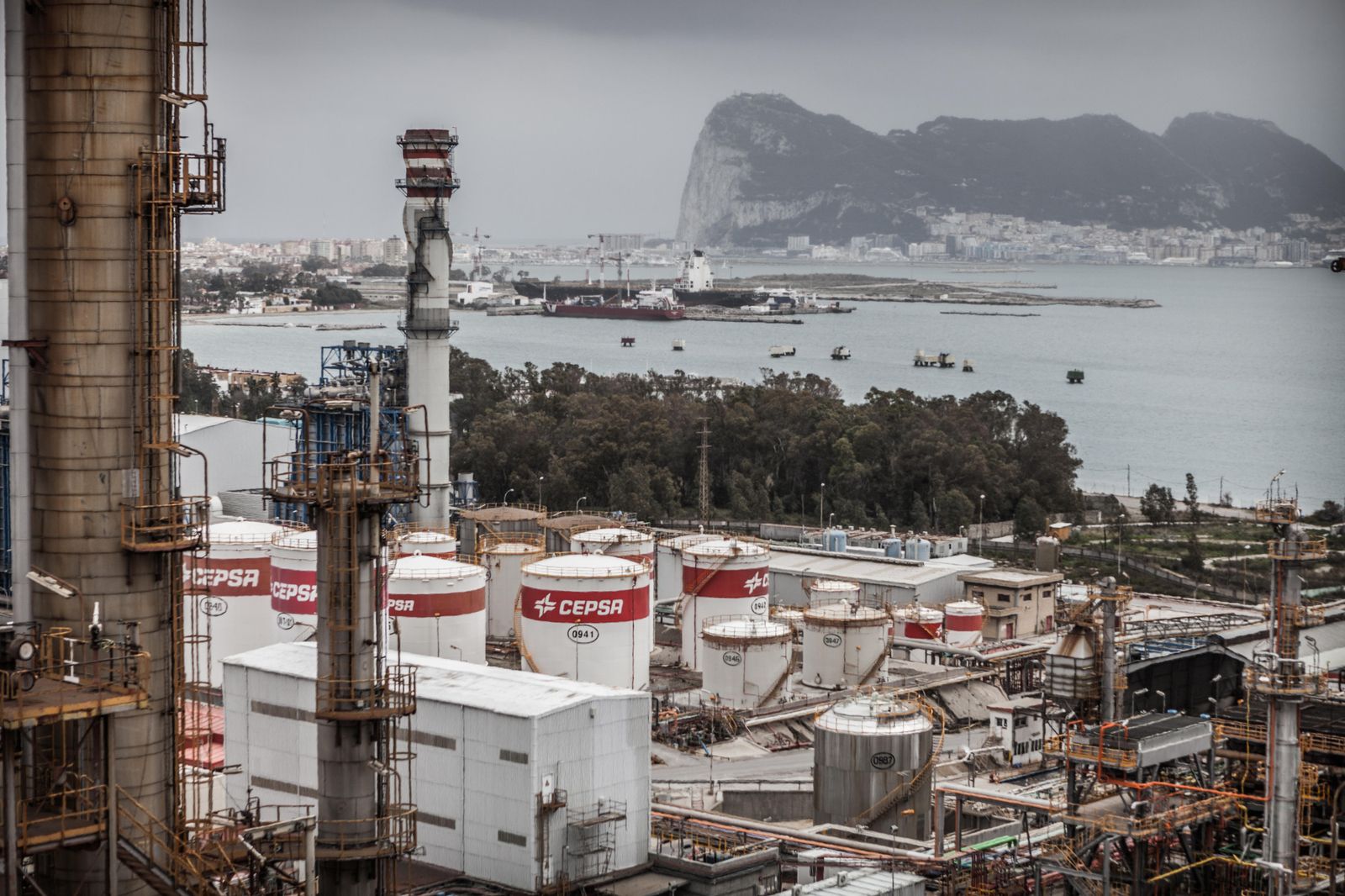 La refinería de Cepsa en San Roque.