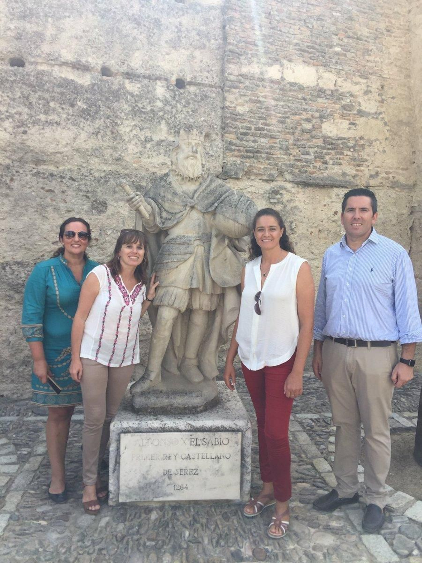 Isa Sánchez (d), junto a Laura Álvarez en Jerez.
