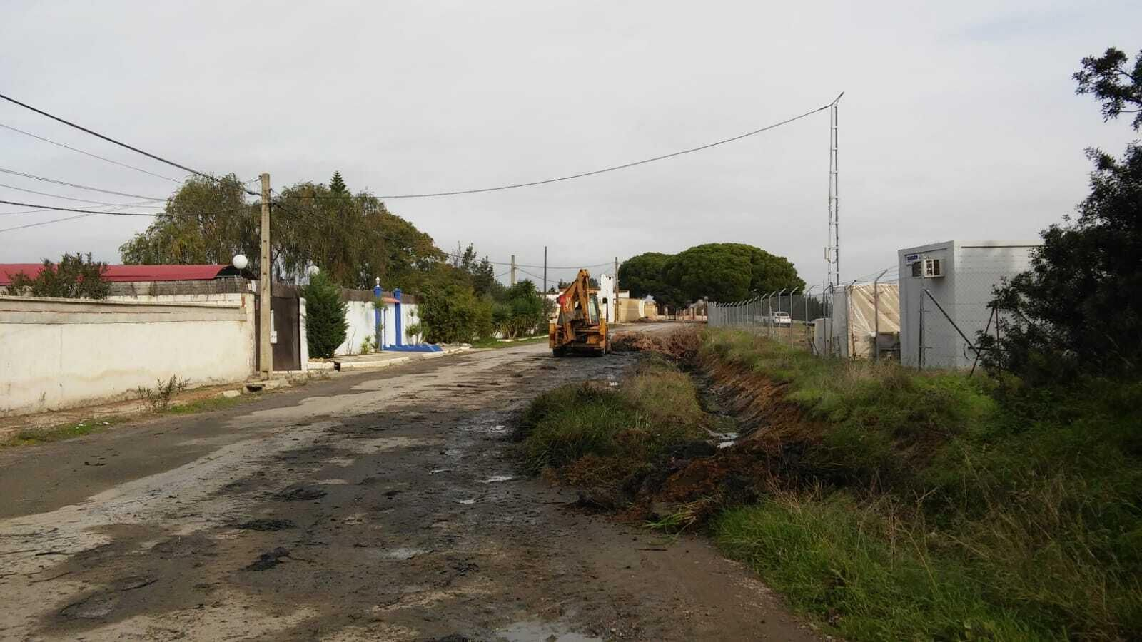 Obras en El Rincón en 2018.