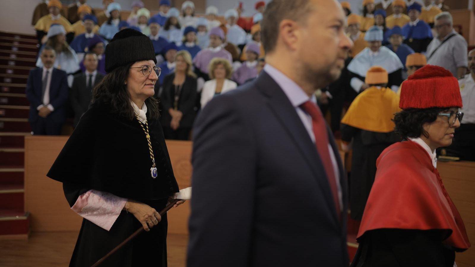 La Rectora junto al Secretario de Universidades de la Junta