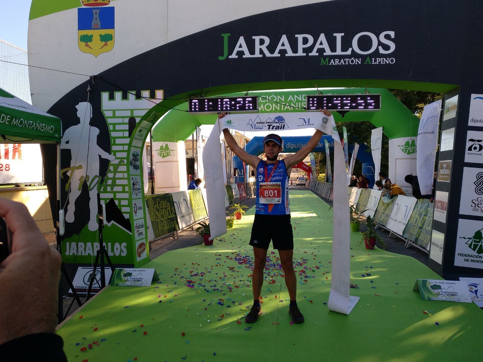 Ángel Accino, vencedor de la categoría Open.