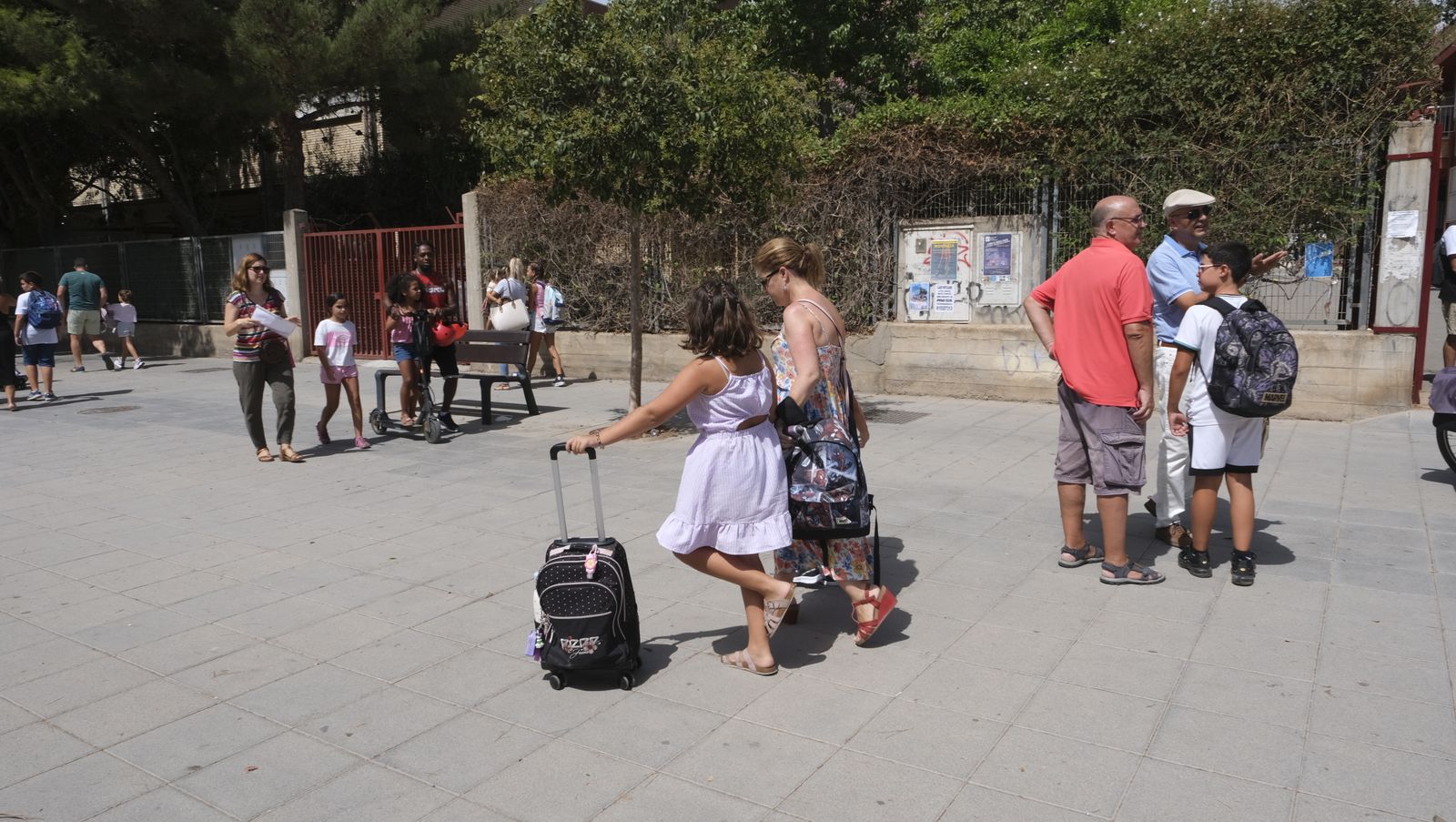 Imágenes del primer día de curso escolar en Almería