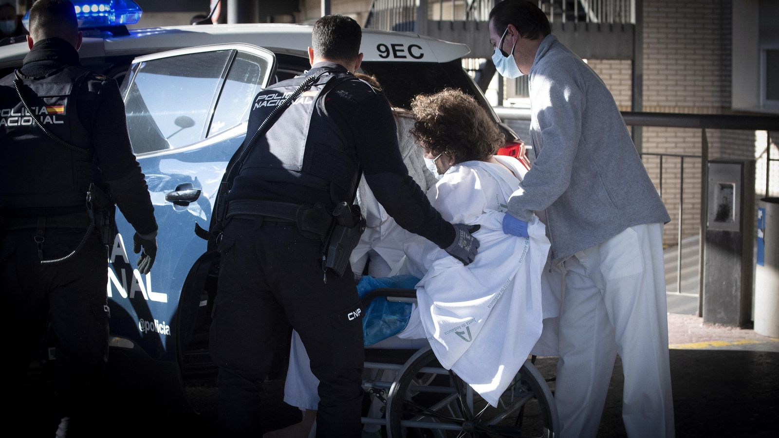 Traslado del detenido.