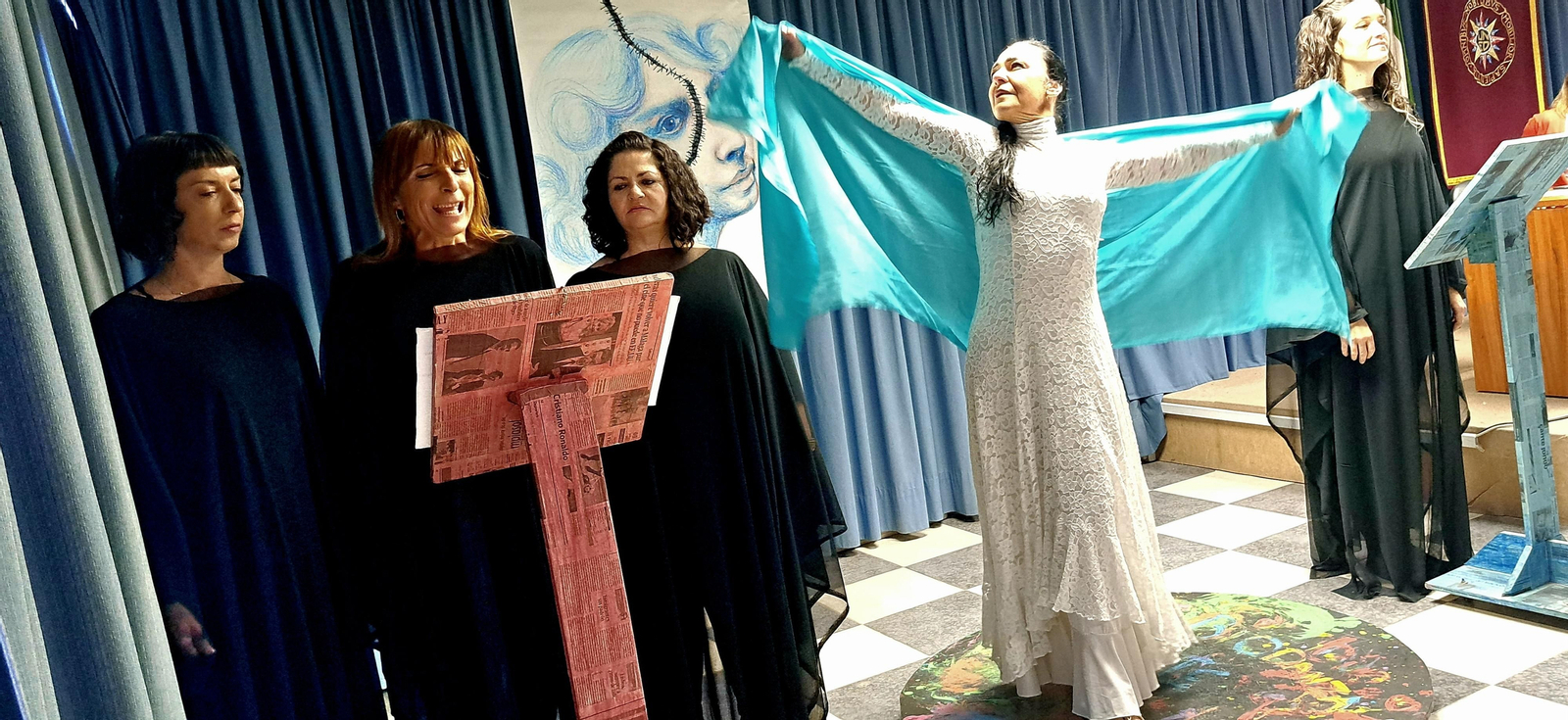 El acto de Barrio Vivo por el 25-N.