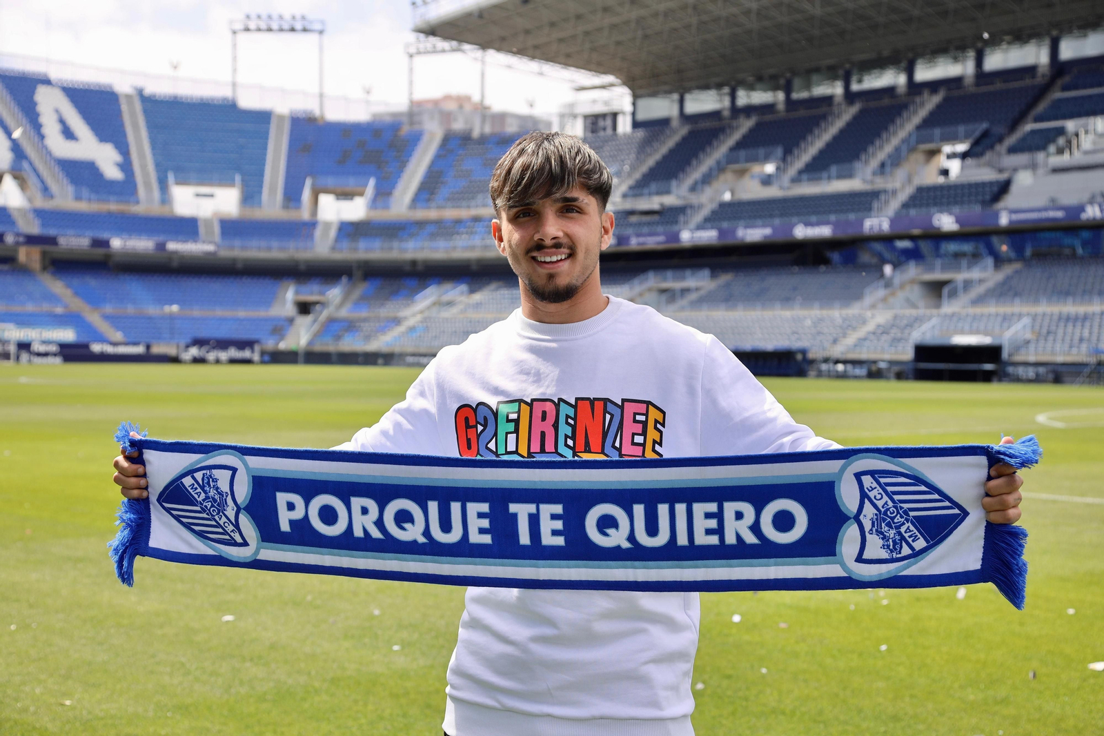 Las fotos de la entrevista a Kevin Medina, jugador del Málaga