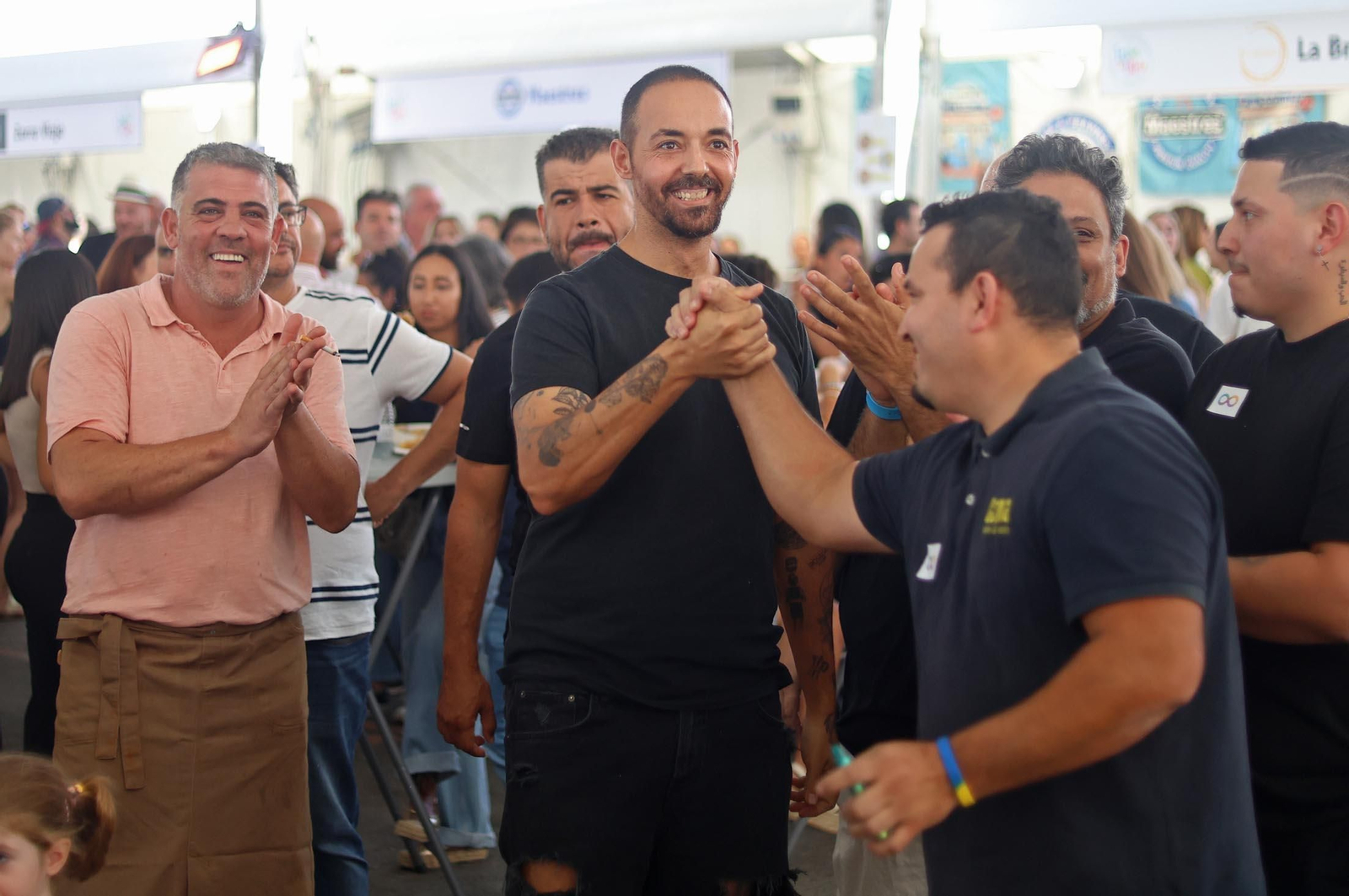 Imágenes de la Feria de la Tapa de Huelva en la mañana del domingo