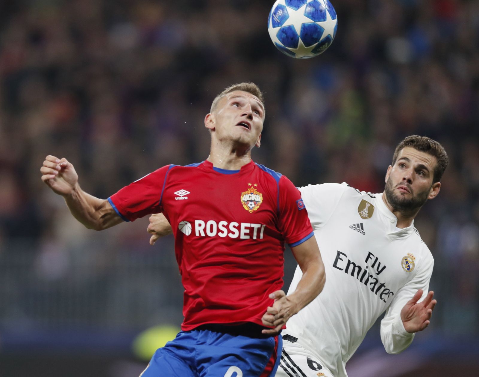 El CSKA de Moscú-Real Madrid, en imágenes