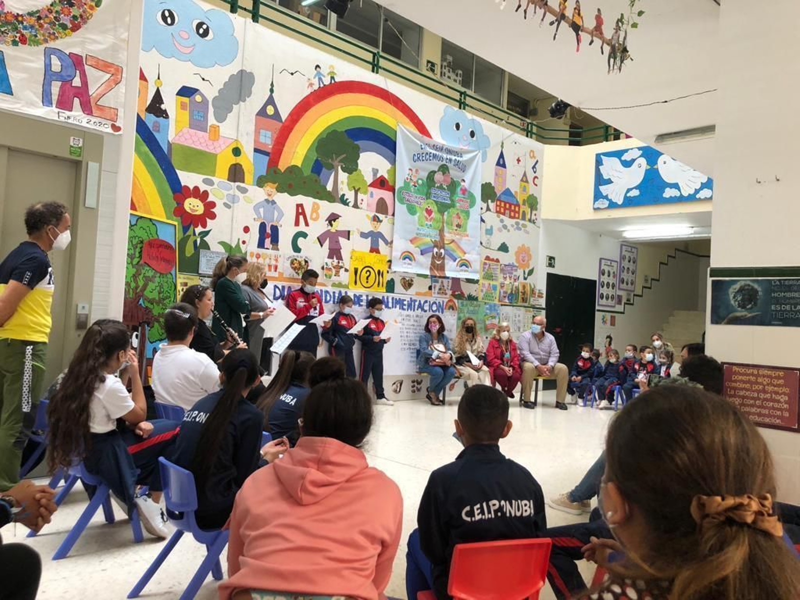 Acto en el Colegio Onuba.