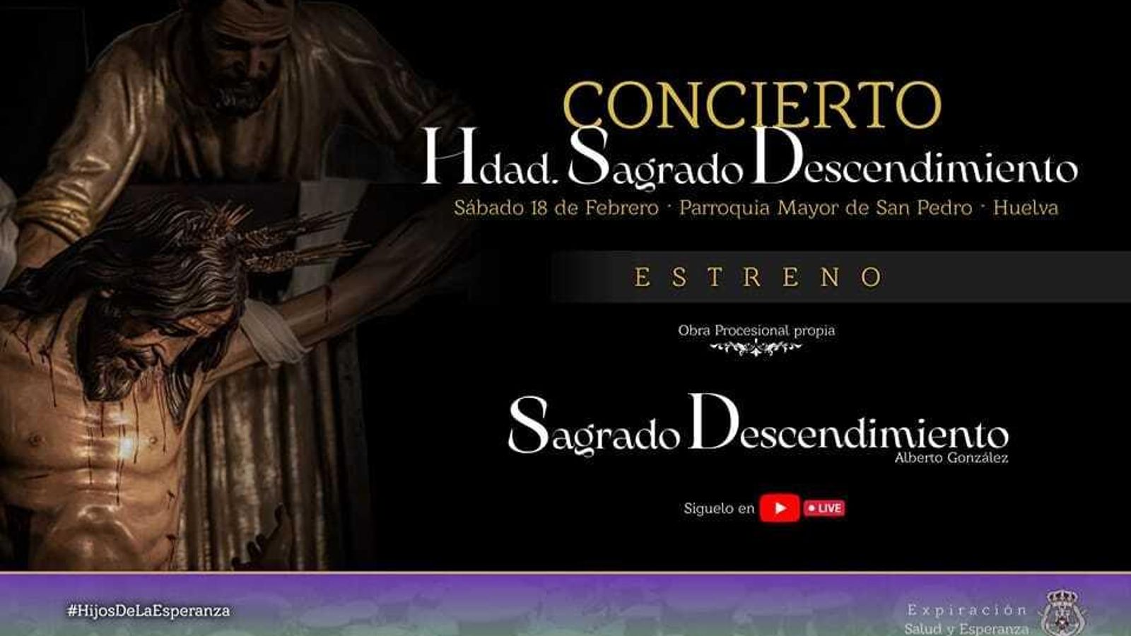 Cartel anunciador del concierto