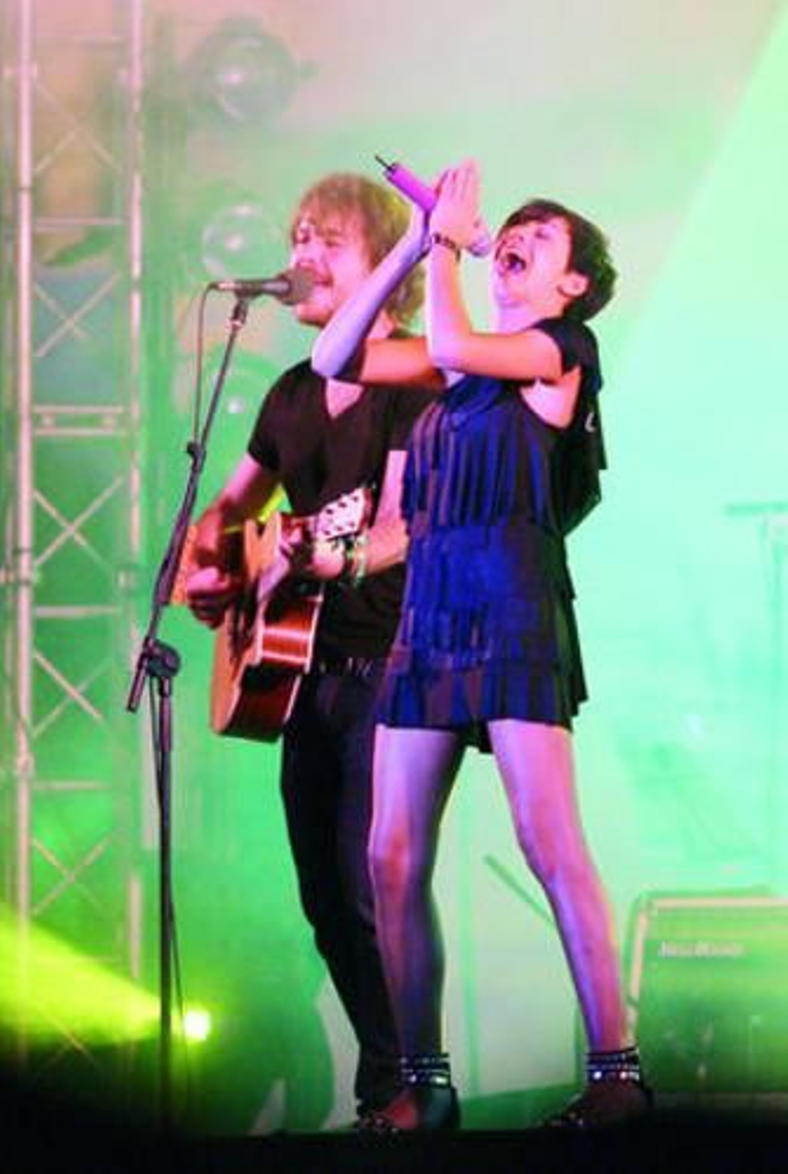 'El sueño de Morfeo' durante su actuación en 'Música junto a la Ría'.