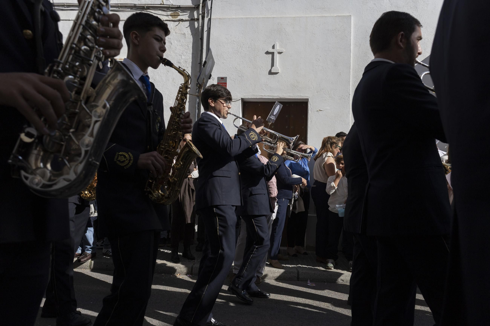 Imágenes de la salida de Flagelación en la Semana Santa de El Puerto 2025