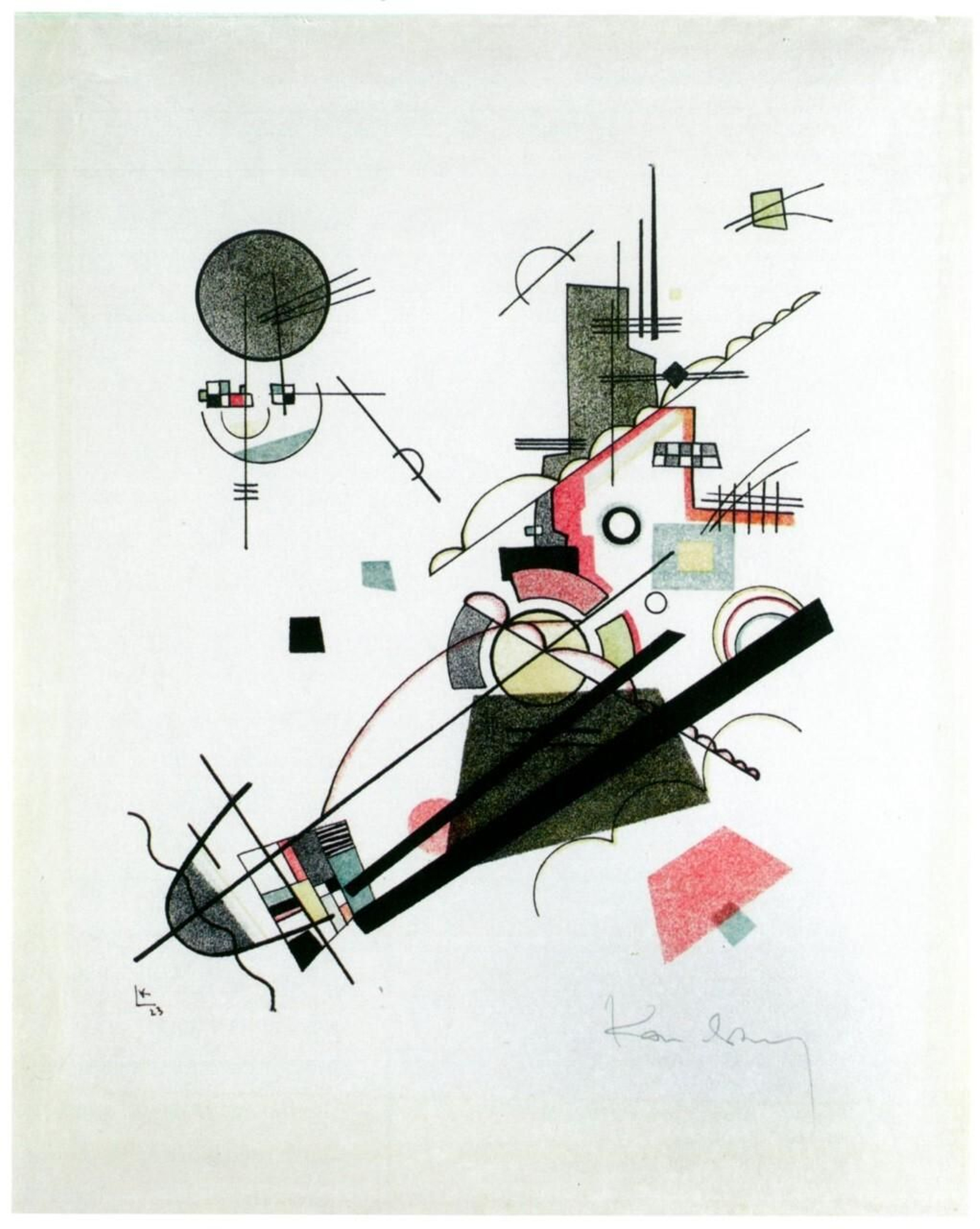 'Joyous Ascent' uno de los Kandinsky de la Colección José María Castañé.