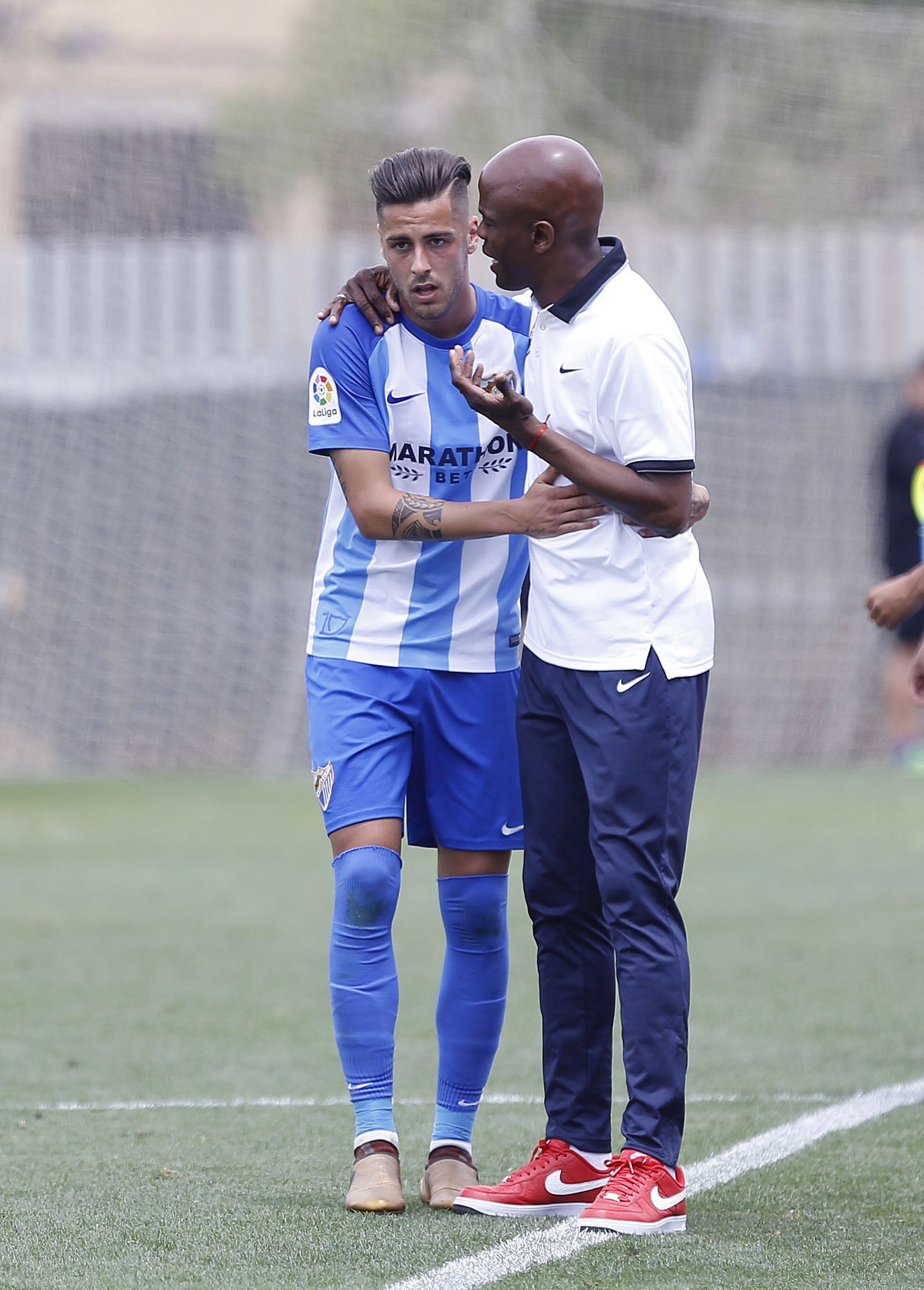 Abeledo, con Dely Valdés.